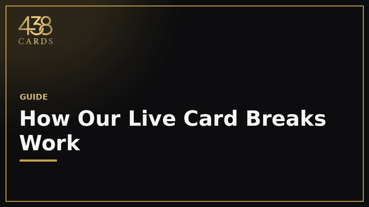 How Our Live Card Breaks Work