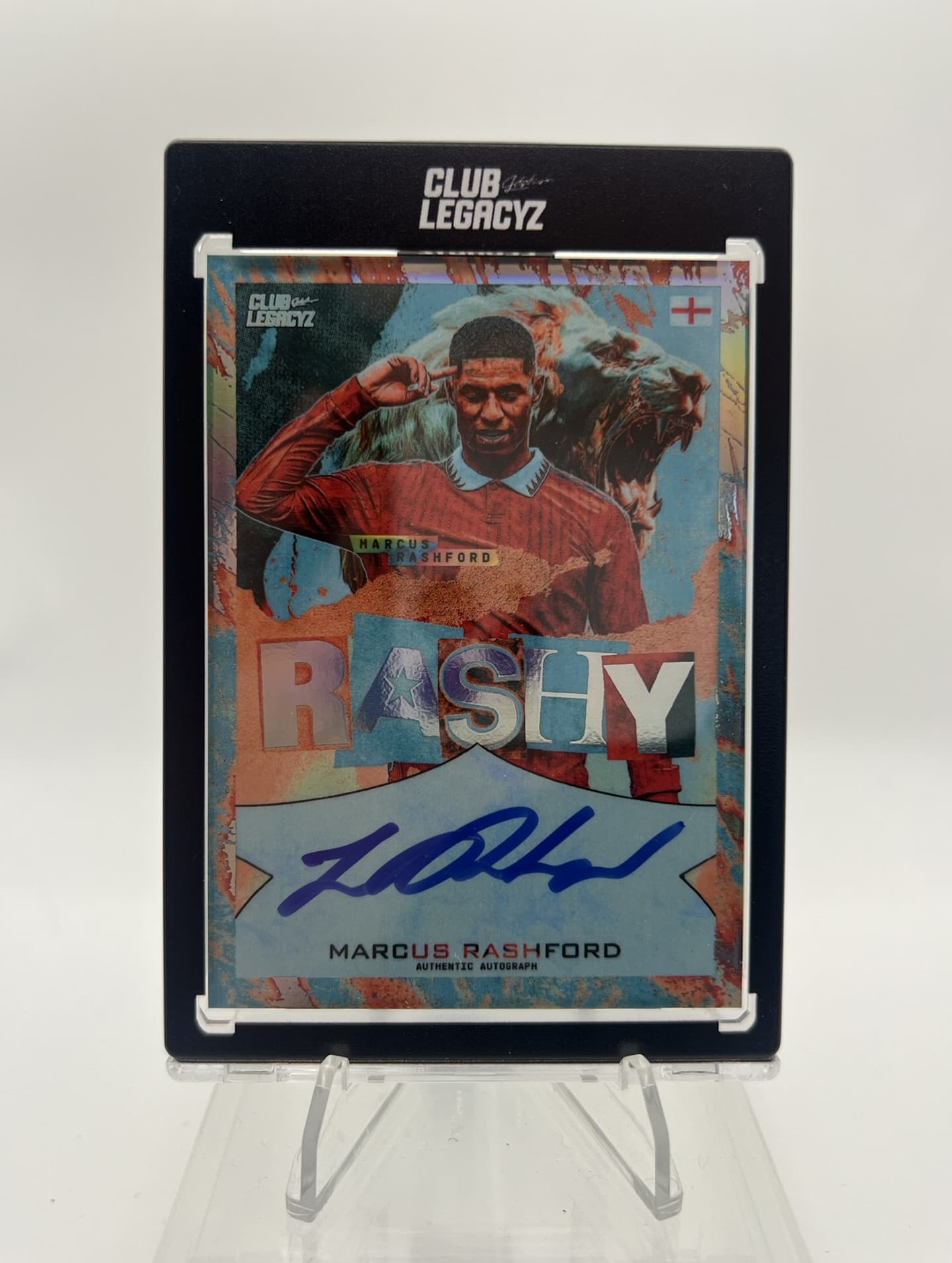 Club Legacyz Icons 3 - Marcus Rashford Mind Games On Card Autograph 11/25