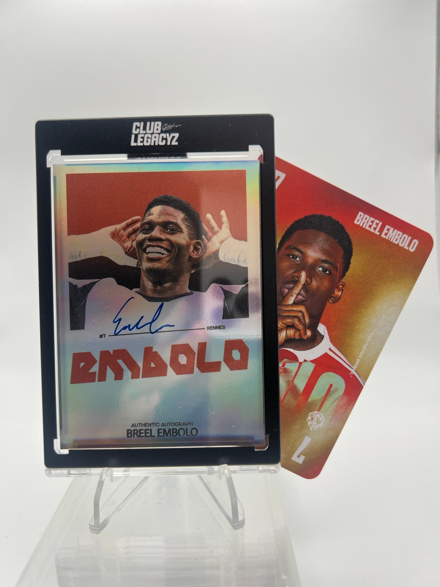 Breel Embolo Hyperframe On Card Autograph 49/100