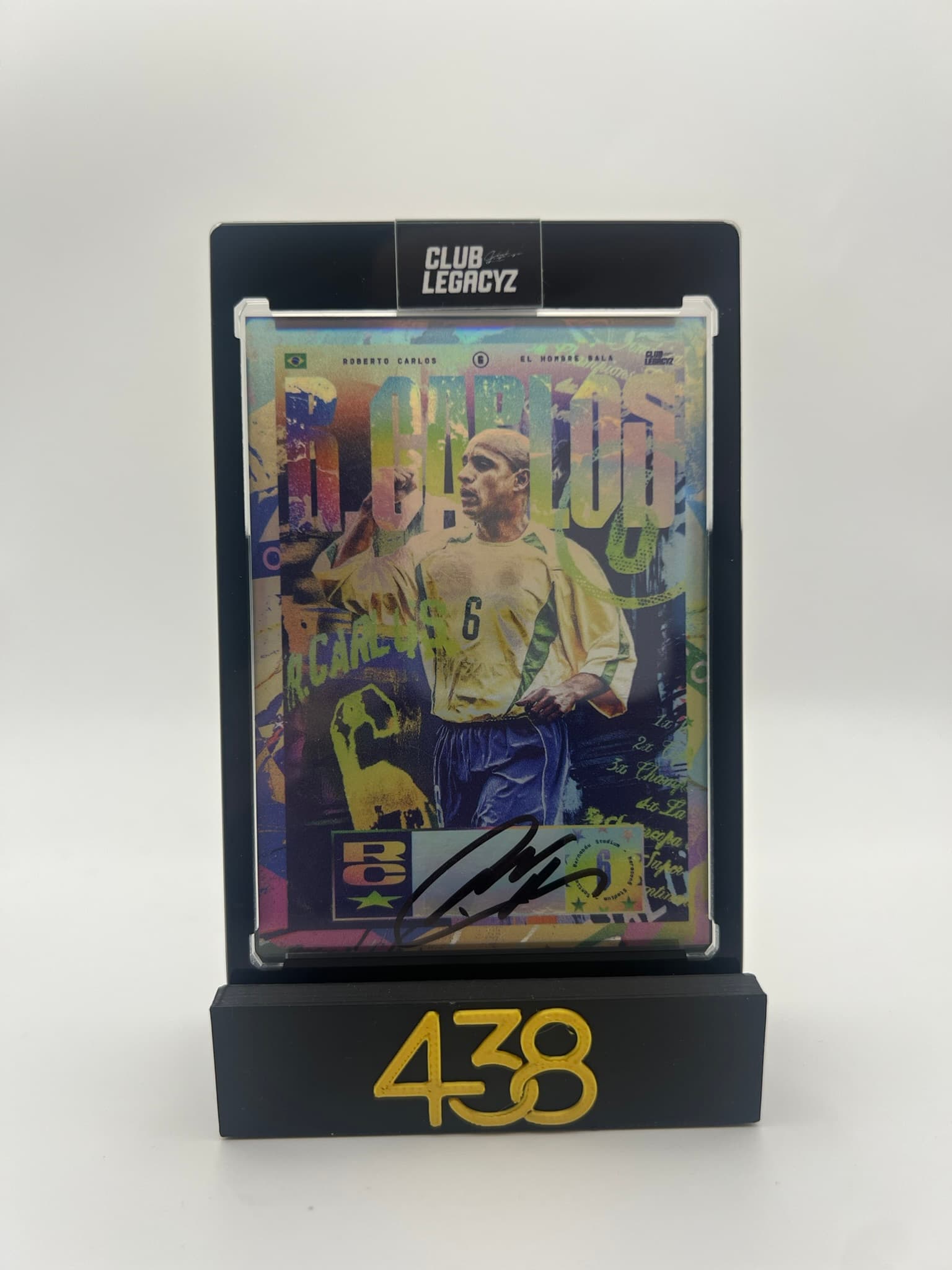 Roberto Carlos Power & Magic On Card Autograph 99/100