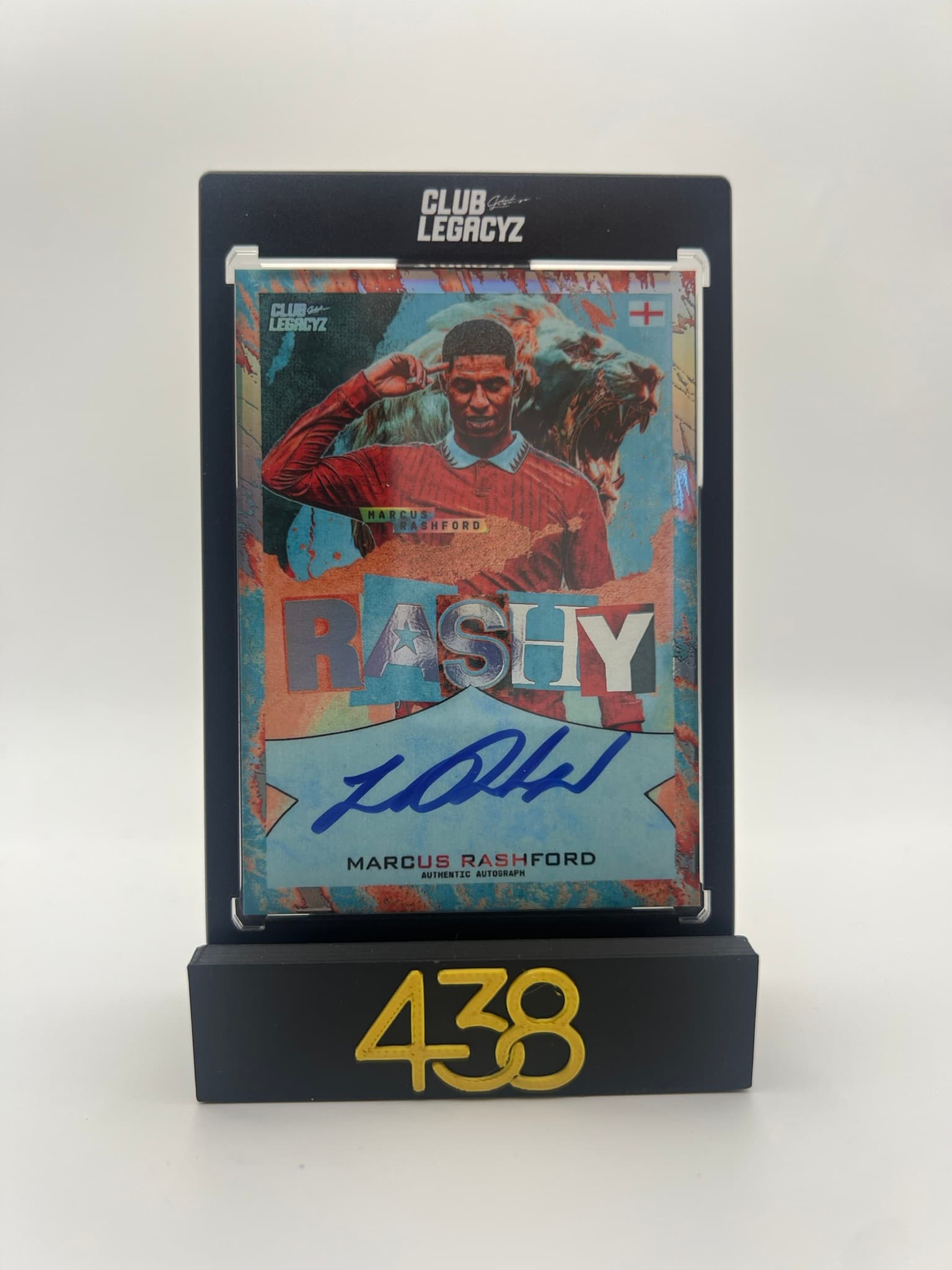Club Legacyz Icons 3 - Marcus Rashford Mind Game Edition On Card Autograph 7/25