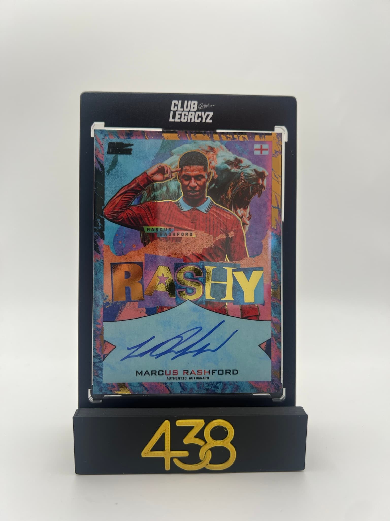 Club Legacyz Icons 3 - Marcus Rashford Mind Game Edition On Card Autograph 2/5
