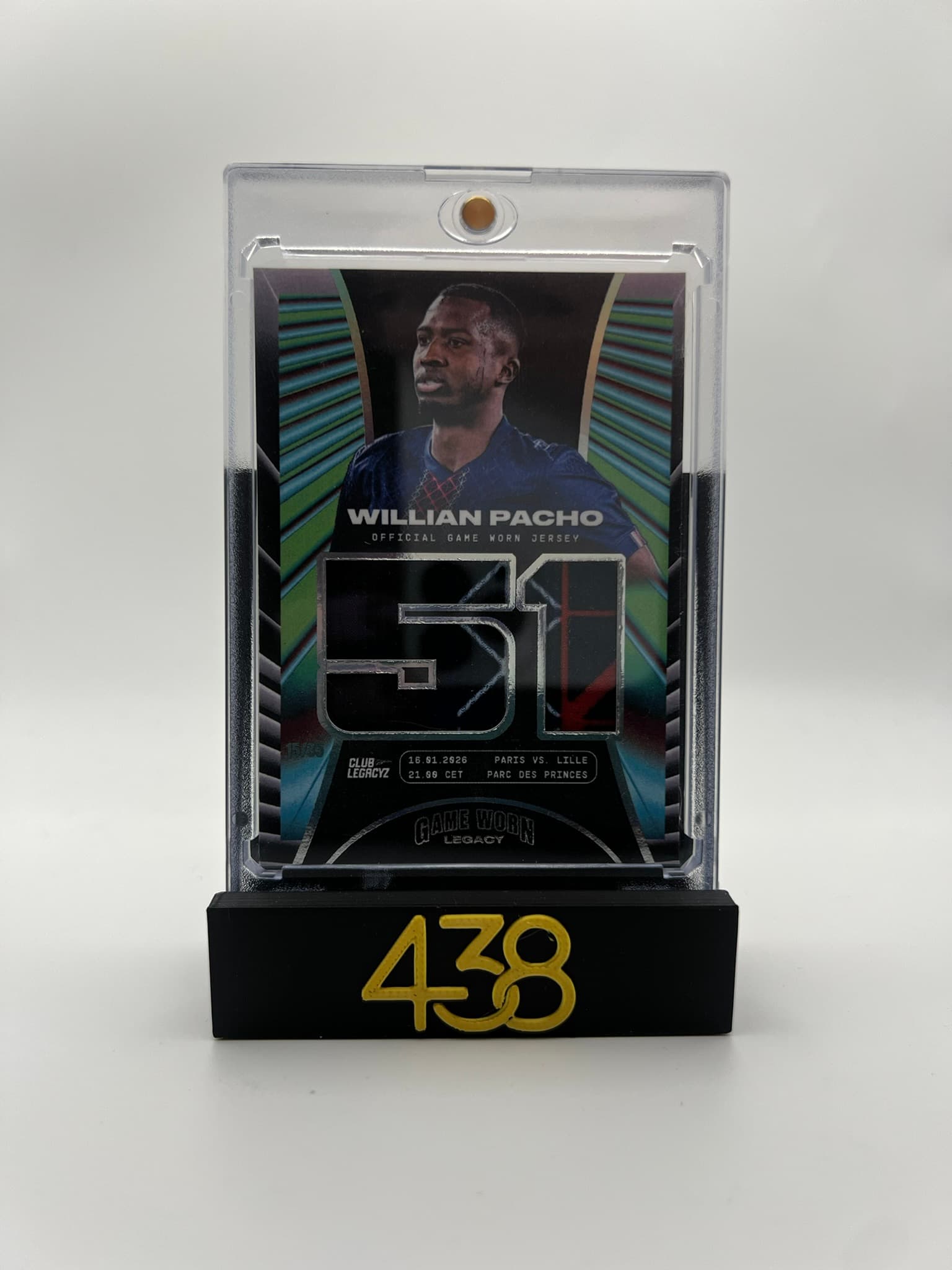 Willian Pacho Game Worn Legacy Patch 15/35