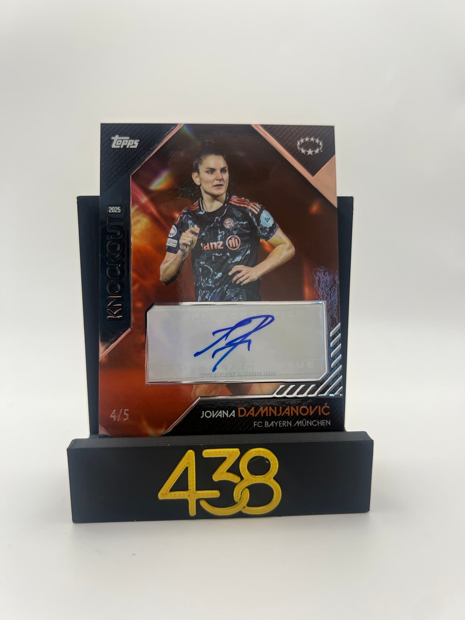 Jovana Damnjanovic Orange Autograph 4/5