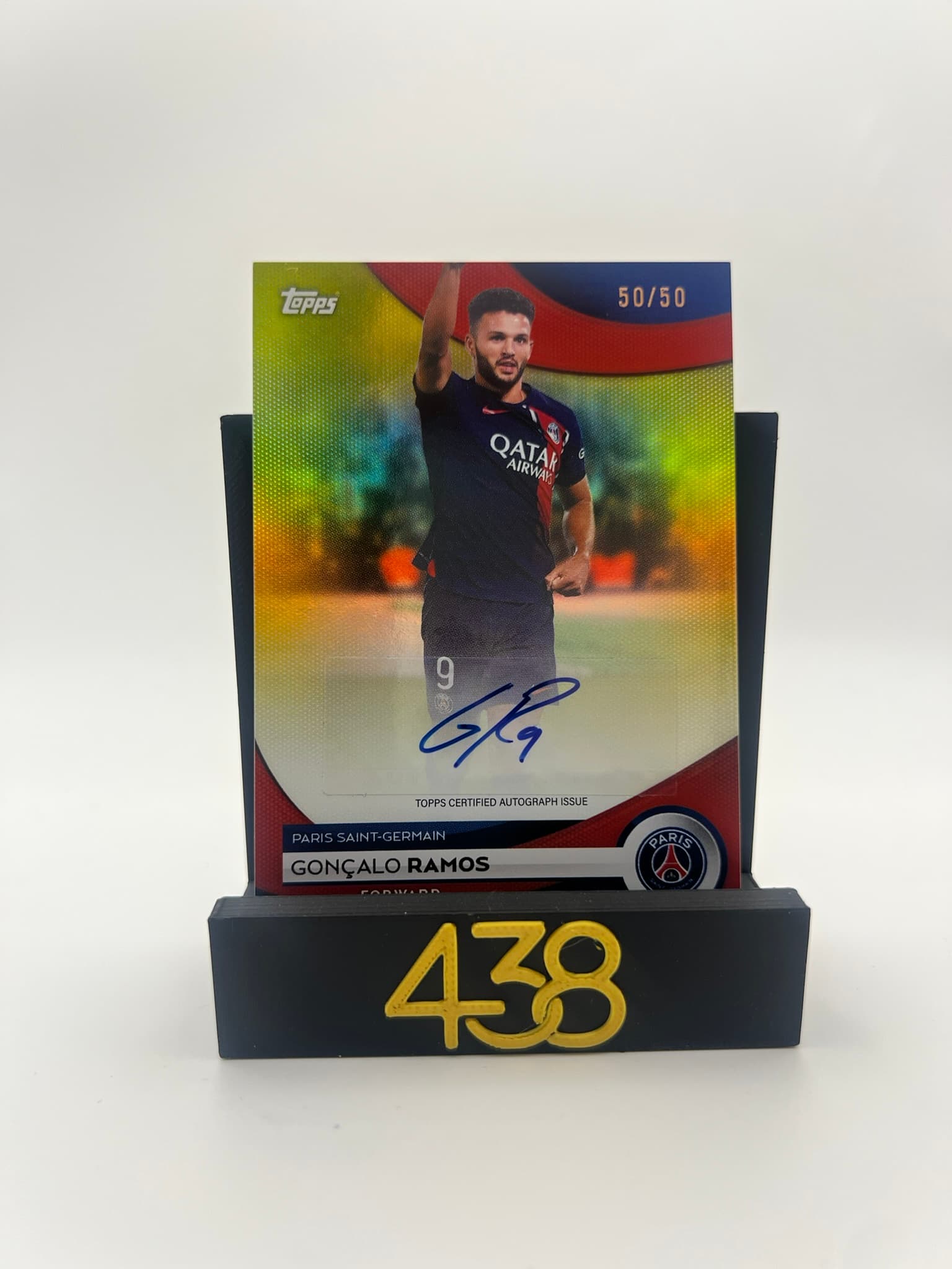 Goncalo Ramos Yellow Autograph 50/50