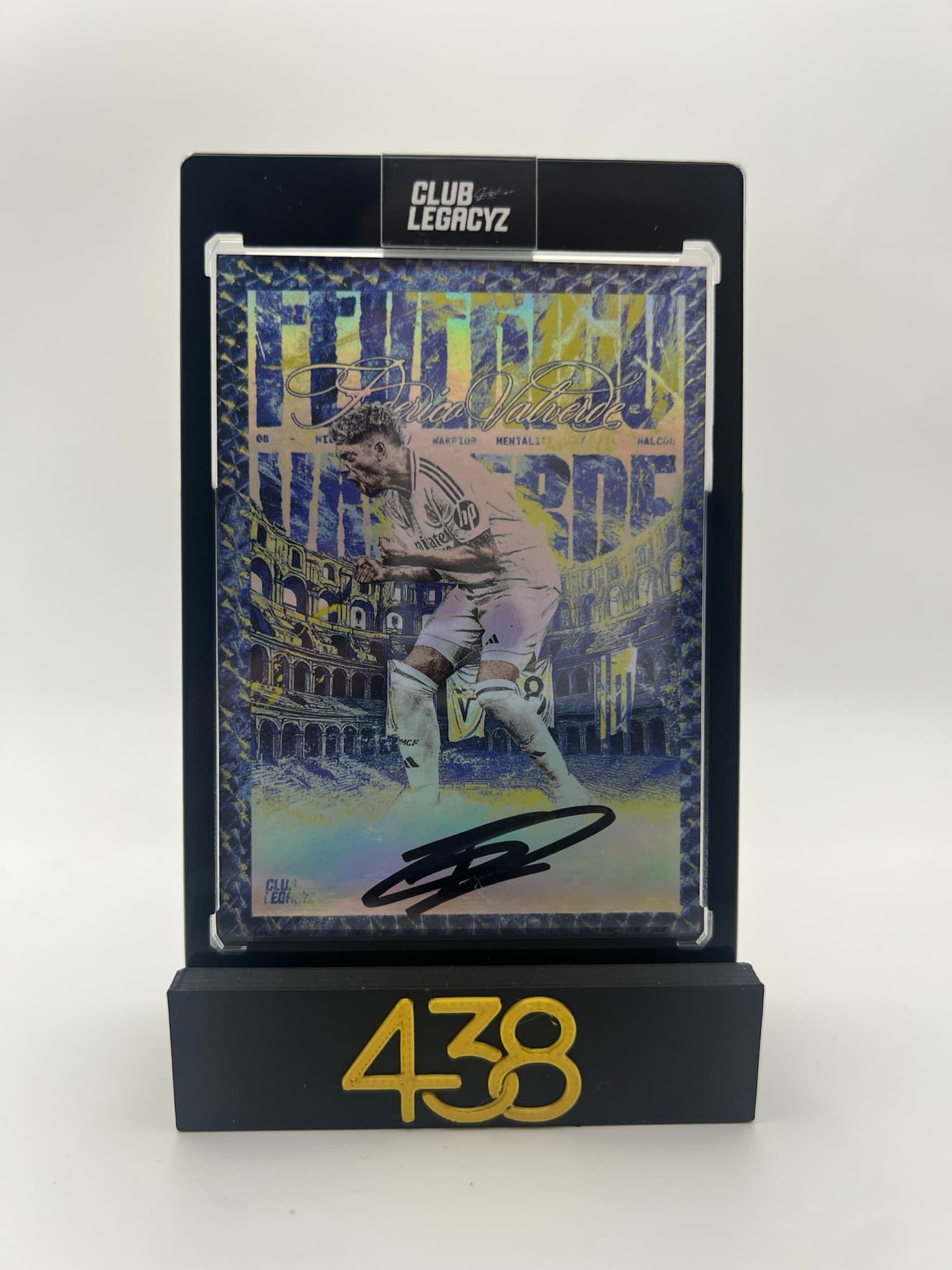 Federico Valverde El Halcon On Card Autograph 44/70