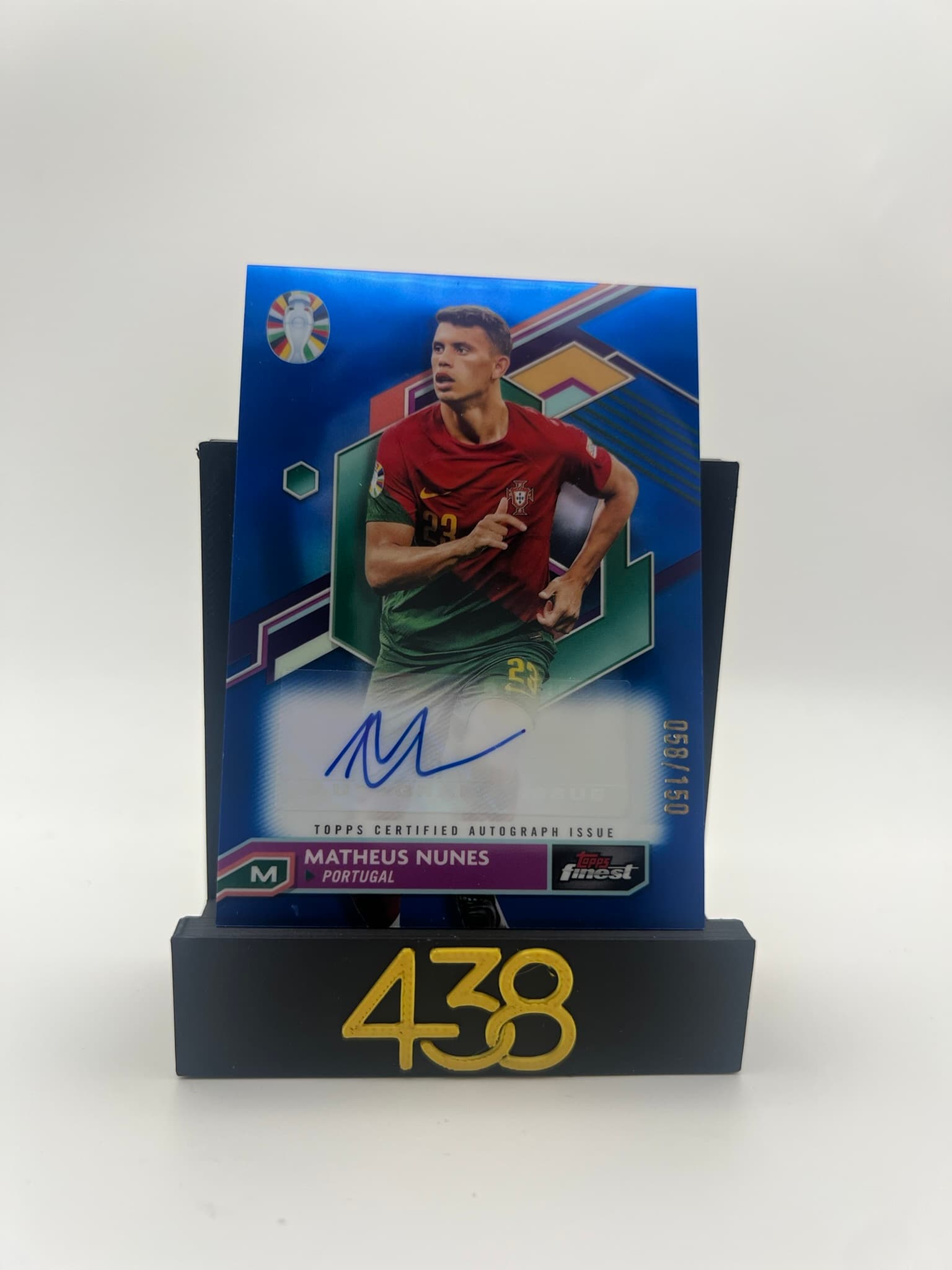 Matheus Nunes Blue Autograph 058/150