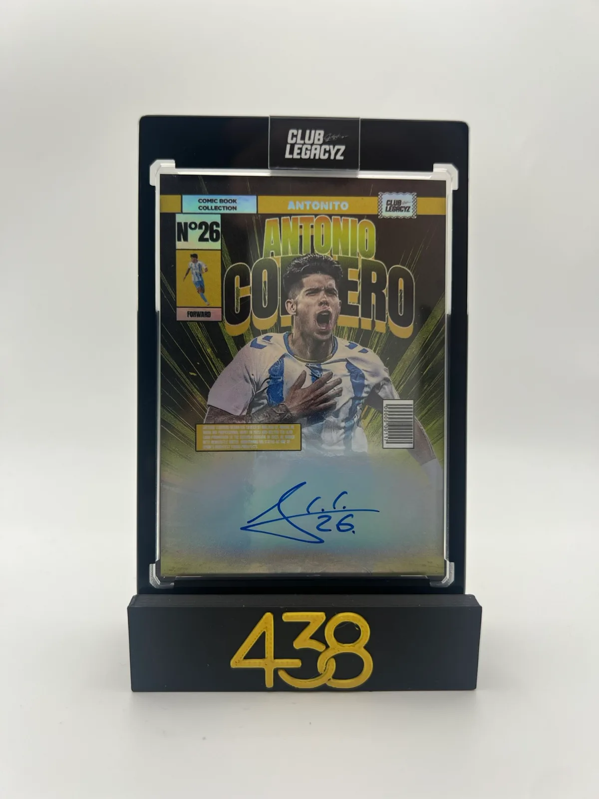 Antonio Cordero Comic Book On Card Autograph 24/75