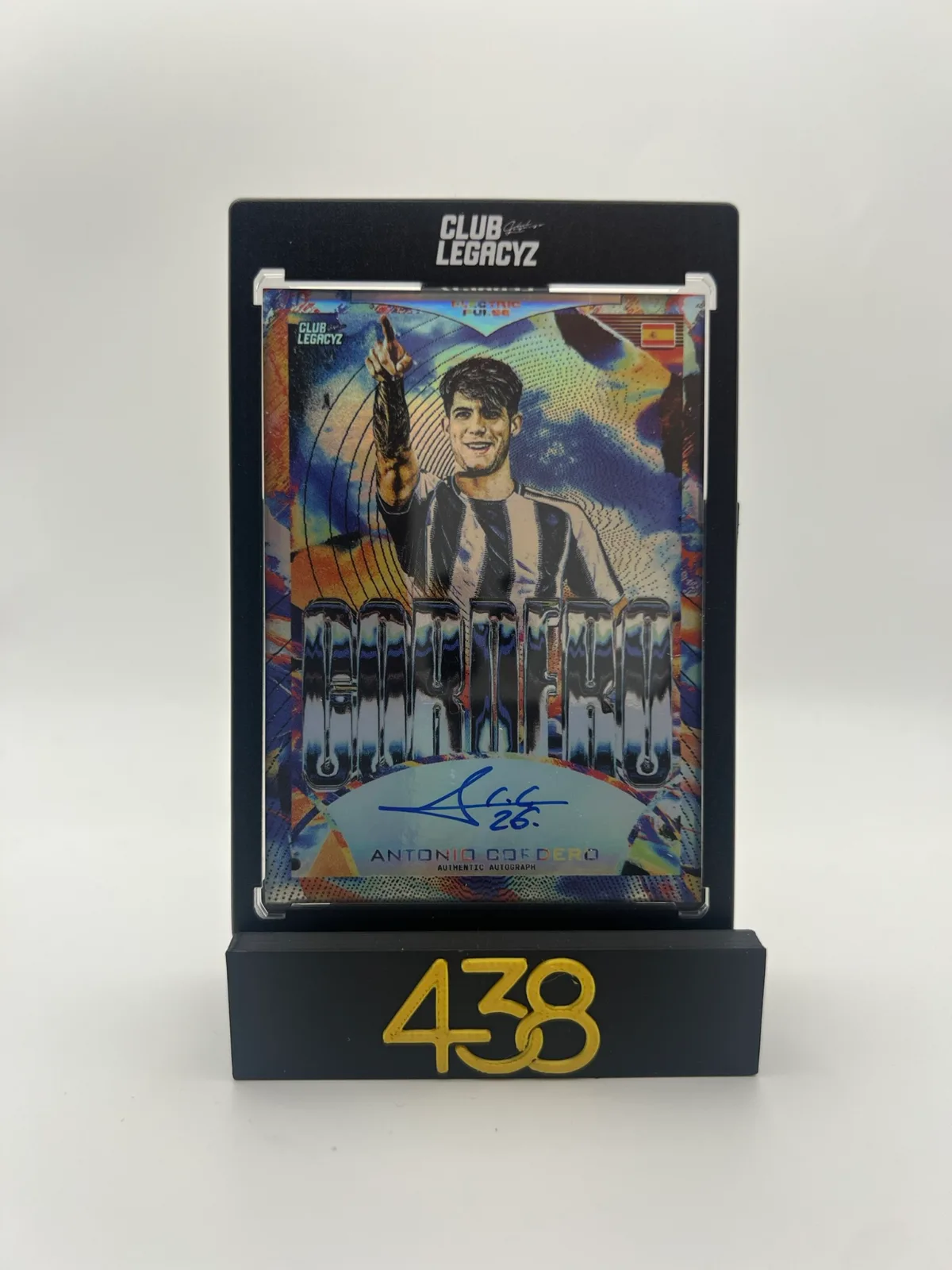 Antonio Cordero Electric Pulse On Card Autograph 48/100