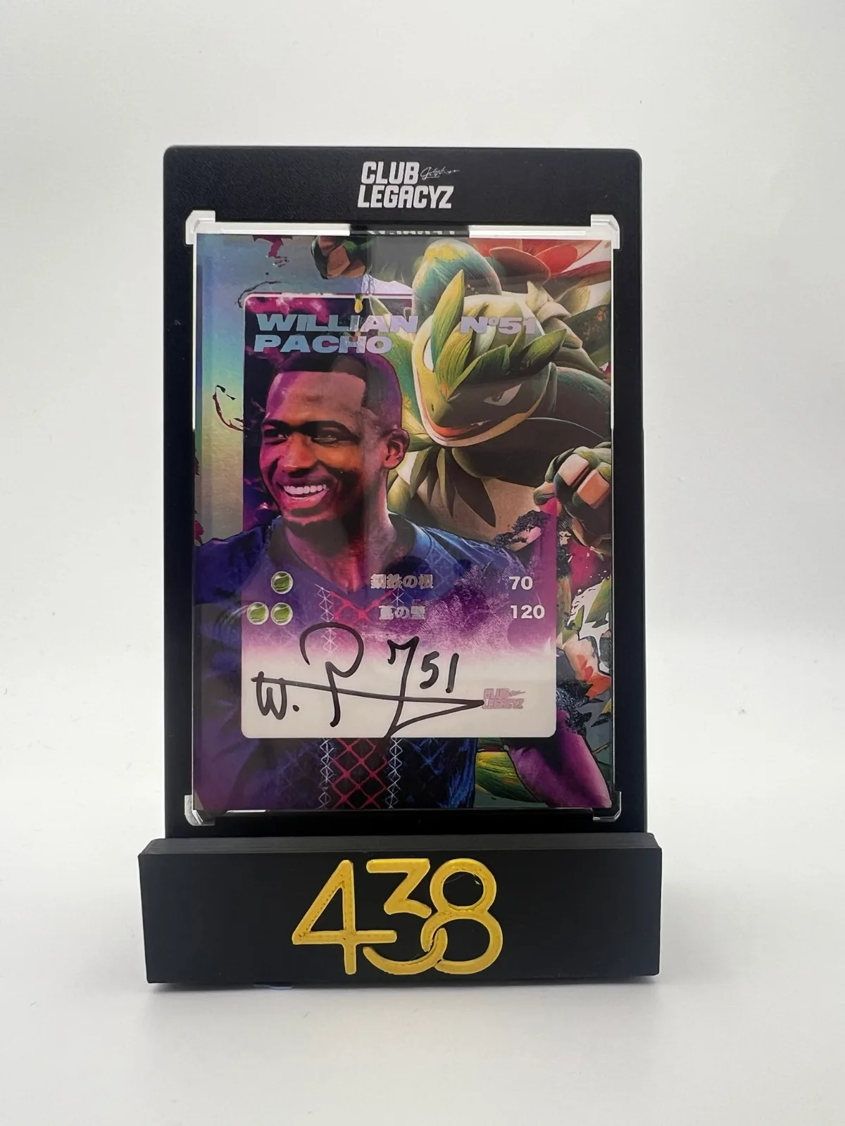 Club Legacyz Icons 3 - Willian Pacho Legamon On Card Autograph 10/10