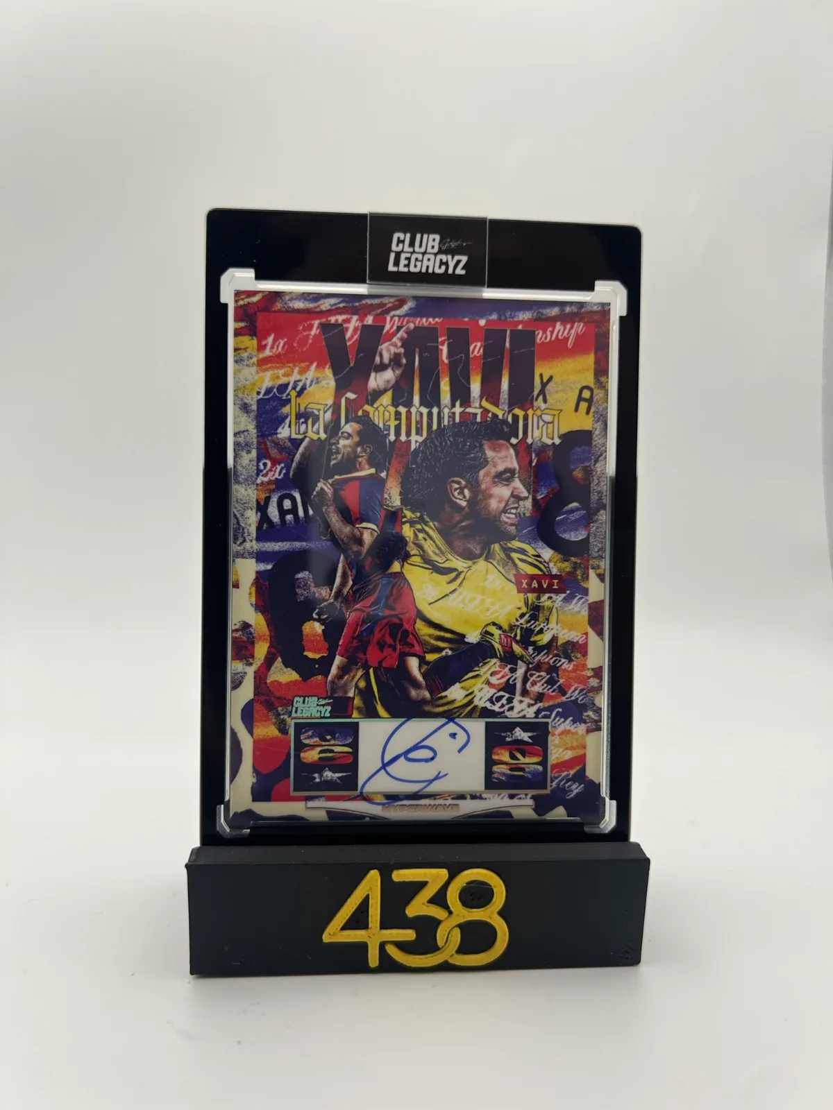 Xavi Hyperwave On Card Autograph 27/100