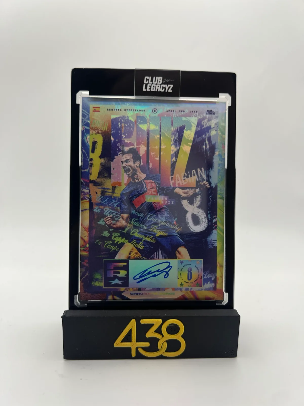 Fabian Ruiz Chromatic Surge On Card Autograph 42/100
