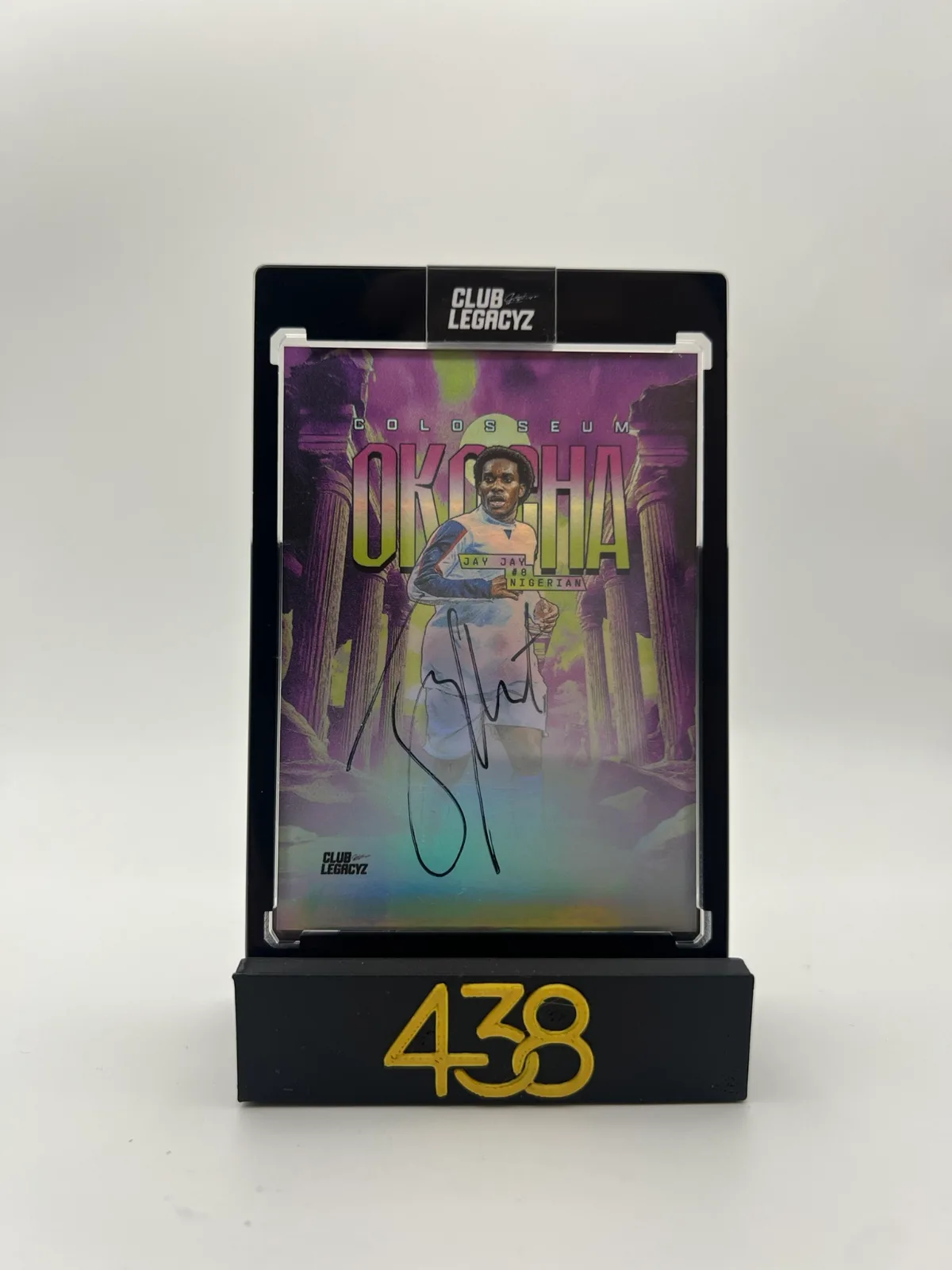 Club Legacyz Icons 2 - Jay-Jay Okocha Colosseum On Card Autograph 13/50
