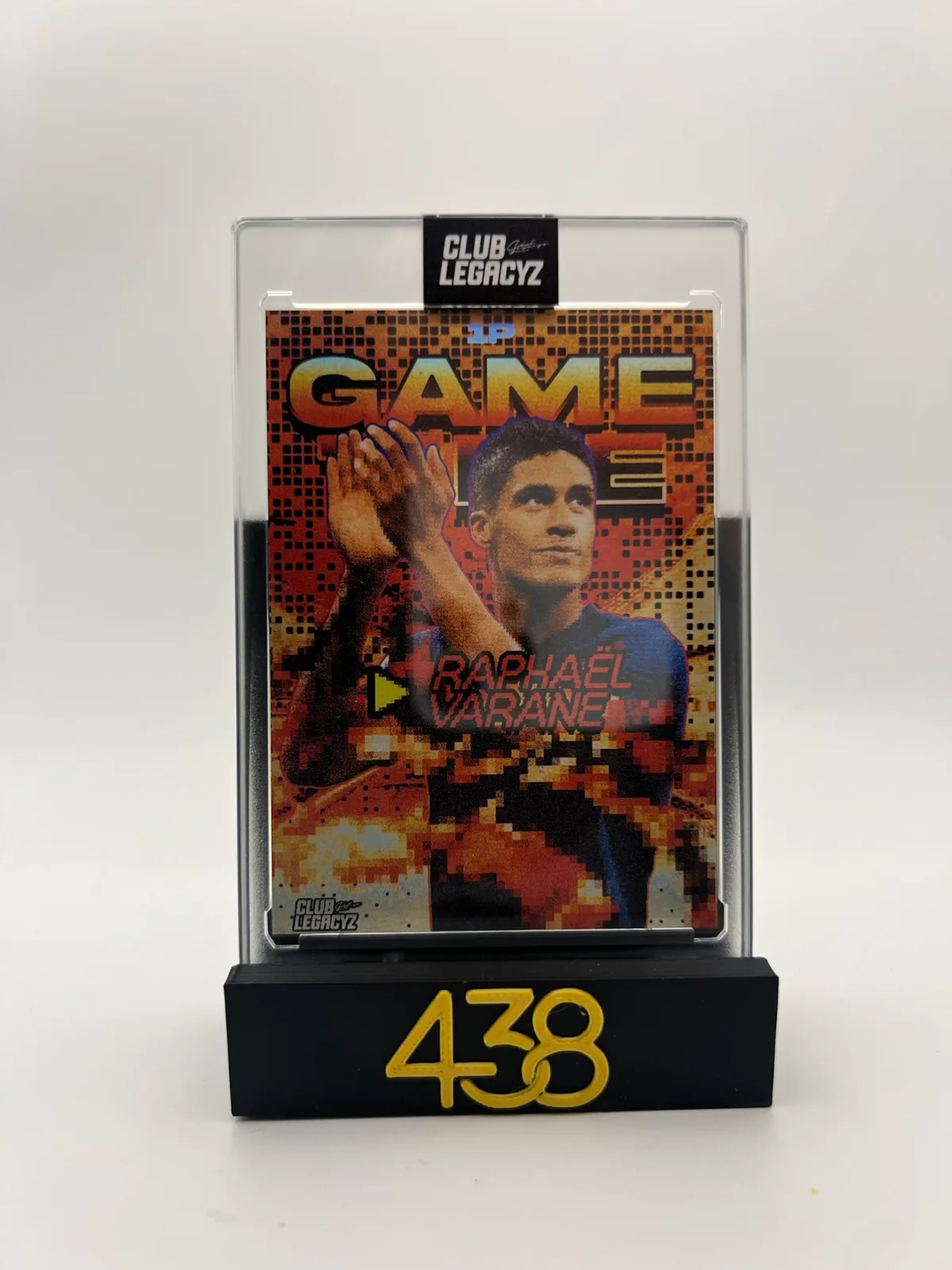Raphael Varane Game Time On Card Autograph 30/50