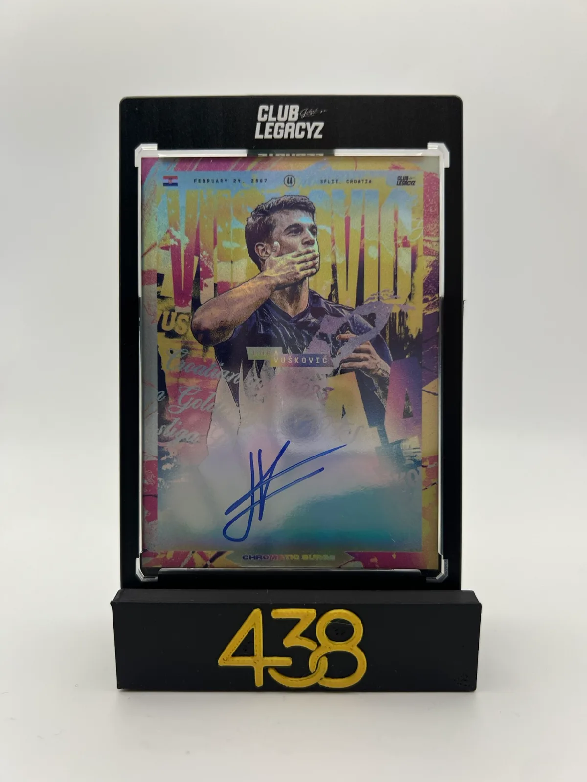 Luka Vuskovic Chromatic Surge On Card Autograph 25/50
