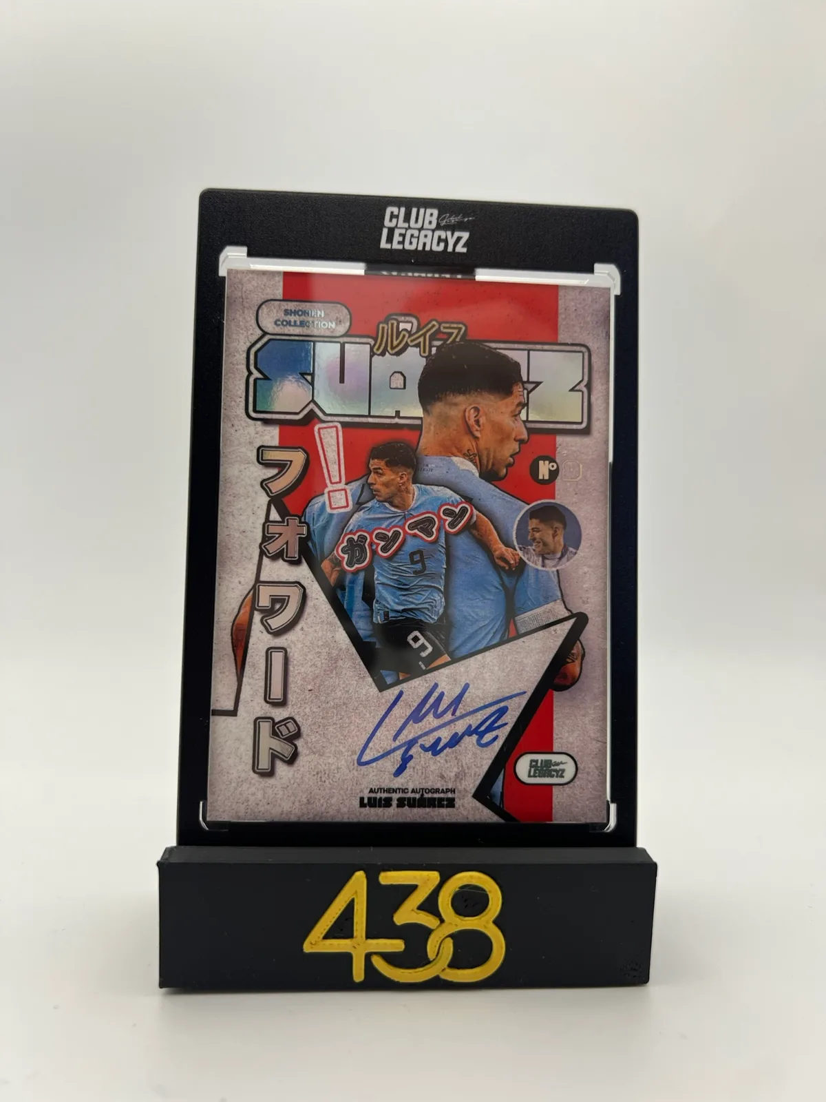 Luis Suarez Shonen On Card Autograph 2/25