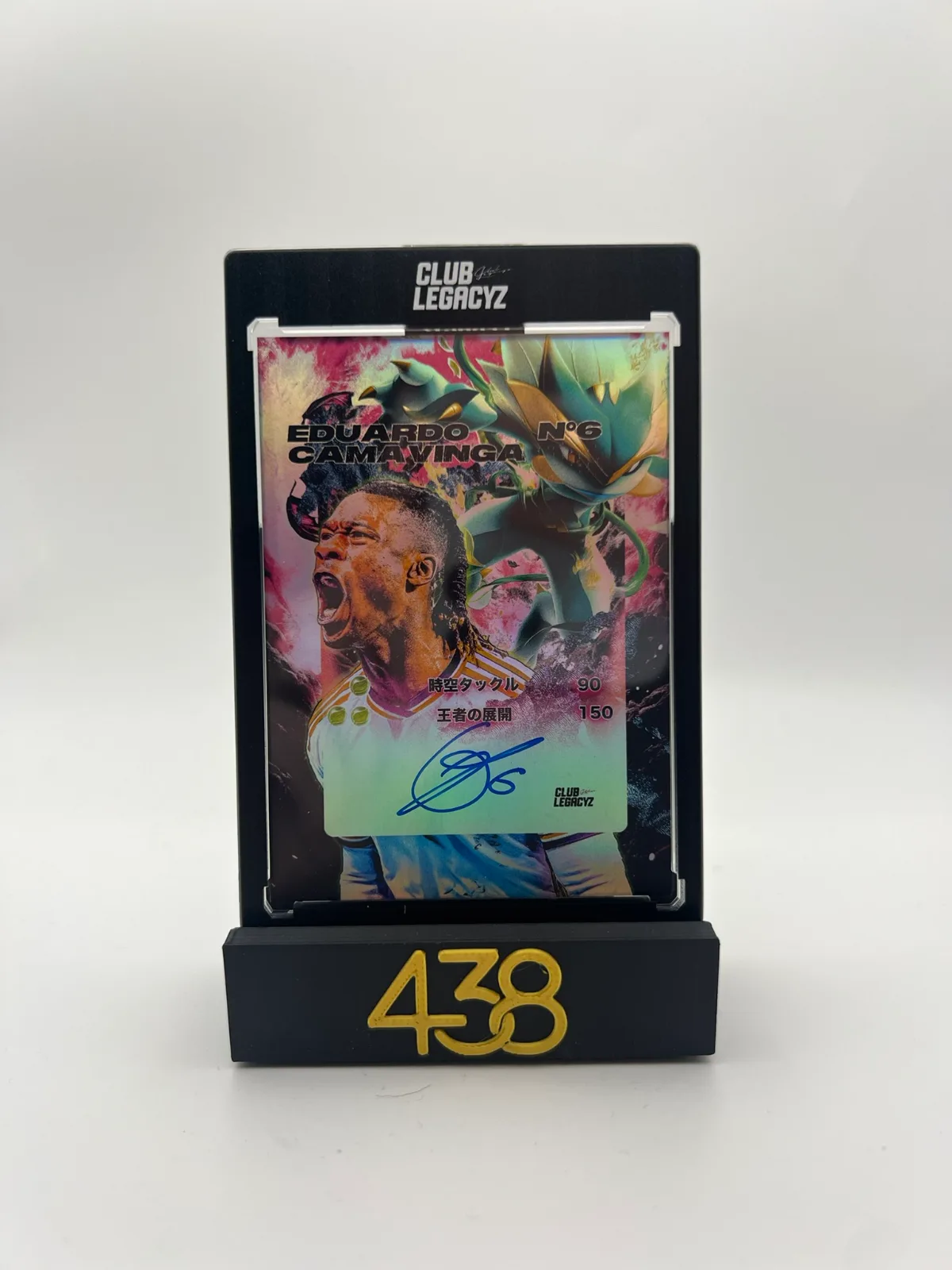 Eduardo Camavinga Legamon On Card Autograph 06/75