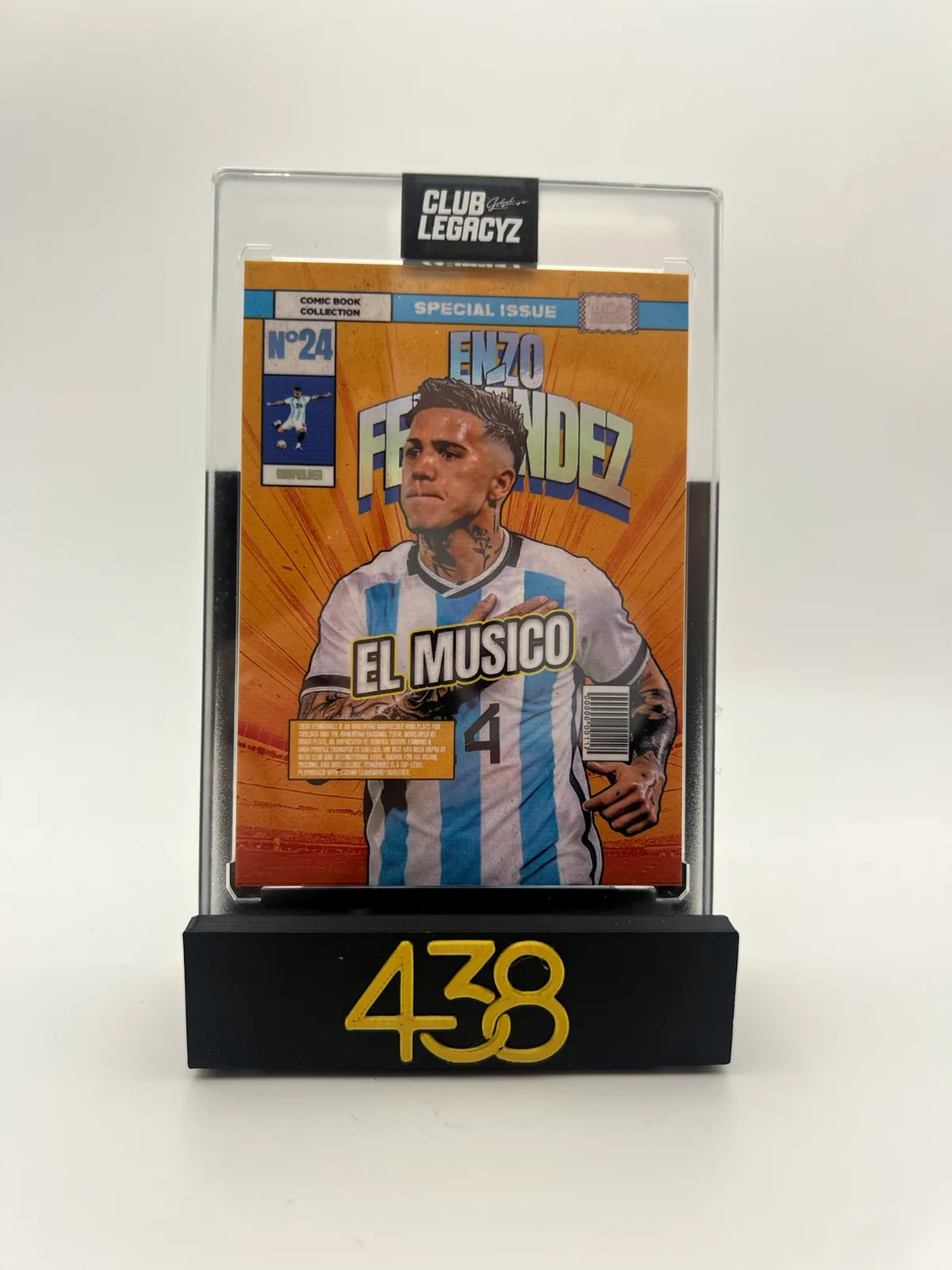 Enzo Fernandez Comic Book Albiceleste Guard 15/25