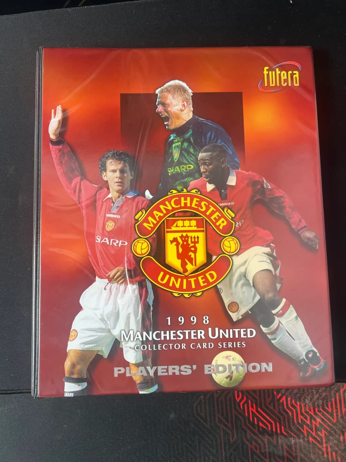 Futera Manchester United 1998 Players Edition Complete Binder 35/500 RARE!